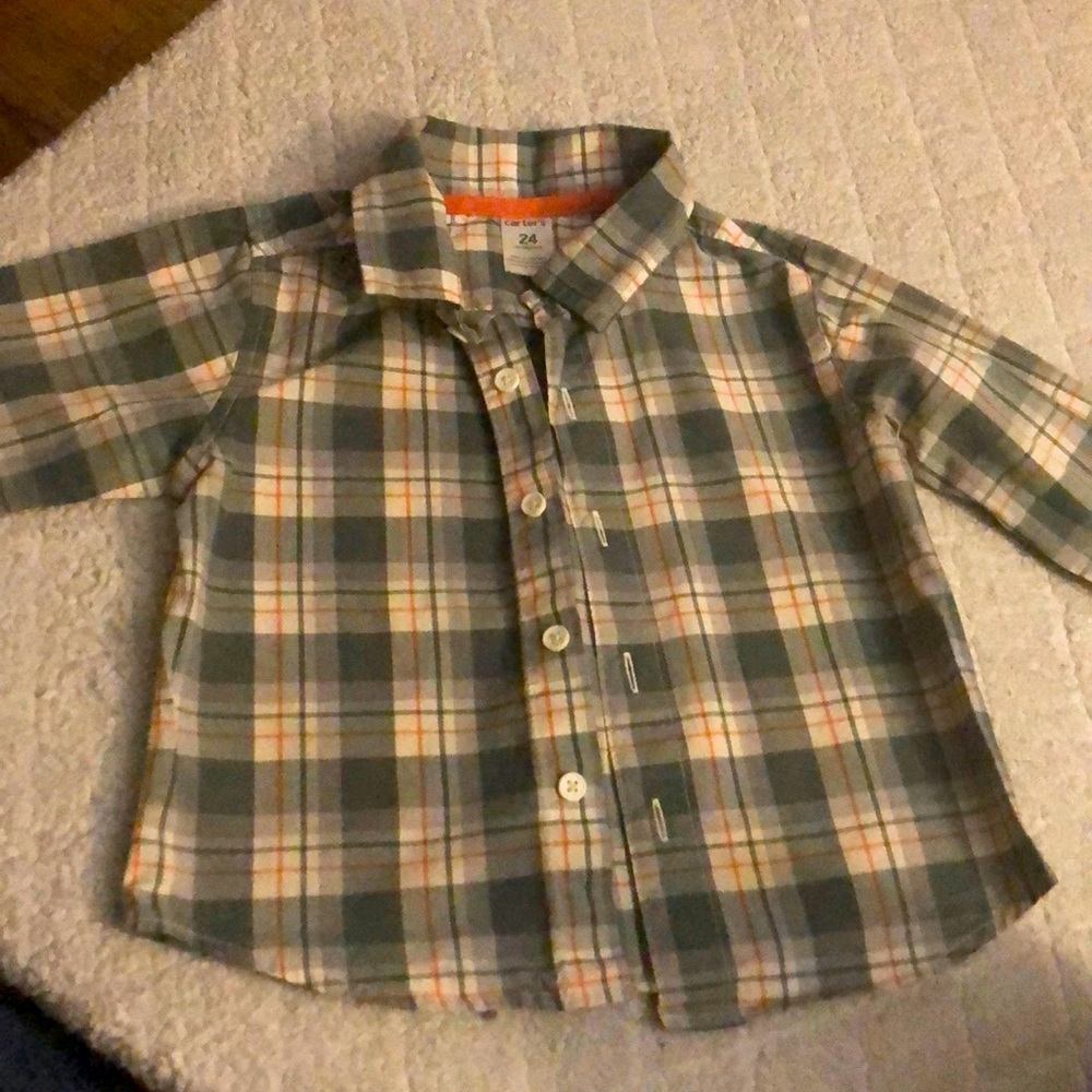 Children’s  long sleeve button down